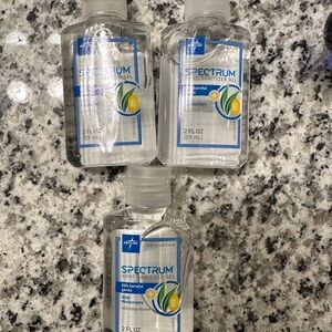 3 x 2fl oz hand sanitizer gel.